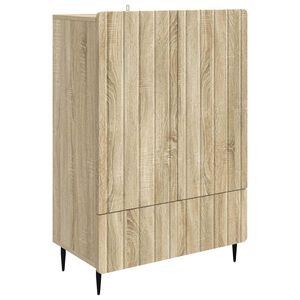 vidaXL Sideboard Sonoma-Eiche 66 x 34,5 x 97 cm Holzwerkstoff