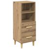vidaXL Sideboard Artisan-Eiche 34 x 34,5 x 90 cm Holzwerkstoff