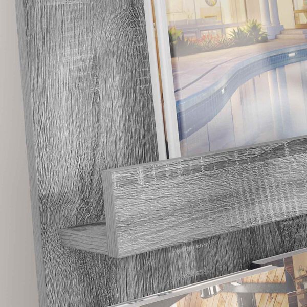 vidaXL Magazinregal Graues Sonoma 43 x 11 x 102 cm Holzwerkstoff