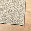 vidaXL Teppich ZIZUR Creme 80x200 cm Jute-Optik Indoor und Outdoor