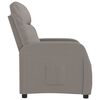 vidaXL Relaxsessel Taupe Stoff
