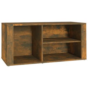 vidaXL Schuhregal R&auml;uchereiche 100x35x45 cm Holzwerkstoff