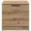 vidaXL Bettschrank 2 pcs Artisan-Eiche 40 x 39 x 40 cm Holzwerkstoff