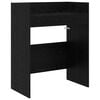 vidaXL DJ Tisch Schwarz Eichen-Optik 82 x 45 x 102 cm Holzwerkstoff