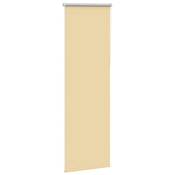 vidaXL Verdunkelungsrollo Beige 45x150cm Stoffbreite 40,7 cm Polyester