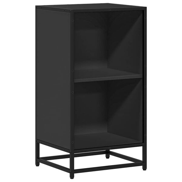 vidaXL Bücherregal Schwarz 40x35x76 cm Holzwerkstoff