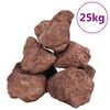 vidaXL Lavagranulat 25 kg Rot 10-30 cm