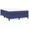 vidaXL Boxspringbettgestell Blau 140x200 cm Stoff