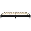 vidaXL Boxspringbettgestell Schwarz 200x200 cm Samt