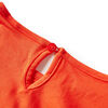 Kinder-Langarmshirt Dunkelorange 116