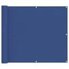 vidaXL Balkonsichtschutz 100 x 700 cm Oxford-Stoff Rechteckig Blau