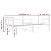 vidaXL Tagesbett Massivholz Kiefer 90x190 cm