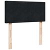 vidaXL Ottoman-Bett mit Matratze Schwarz 100x200 cm Samt