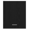 vidaXL H&auml;ngeschrank Lyon 2 pcs Schwarz Eichen-Optik 50 x 31 x 60 cm