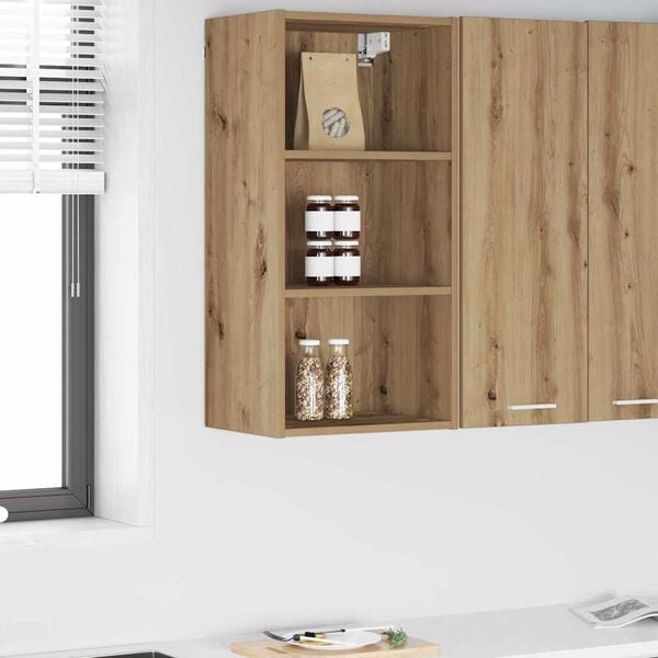 vidaXL H&auml;ngeschrank Artisan-Eiche 40 x 29,5 x 80 cm Holzwerkstoff