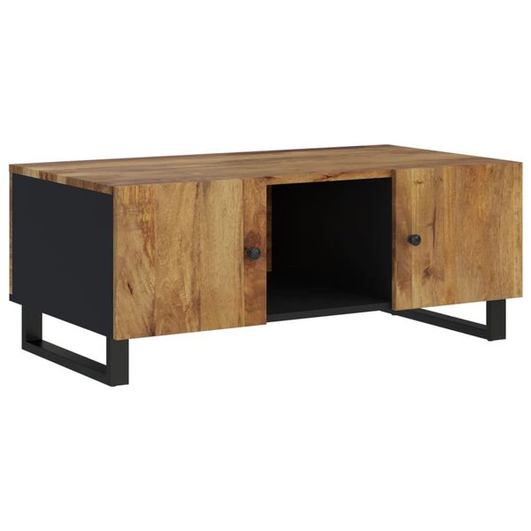 vidaXL Couchtisch 100x54x40 cm Massivholz Mango & Holzwerkstoff