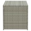vidaXL Gartenbox Poly Rattan 100x50x50 cm Grau