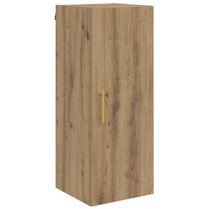 vidaXL Wandschrank Artisan-Eiche 34,5 x 34 x 90 cm Holzwerkstoff