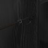 vidaXL Golf Schrank Uni Schwarz Eichen-Optik 102 x 45 x 85,5 cm