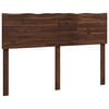 vidaXL Kopfteil mit Live Edge ROSTOCK Dunkelbraun 160 cm