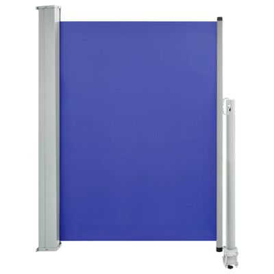 vidaXL Ausziehbare Seitenmarkise 100x300 cm Blau