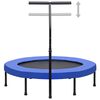 vidaXL Fitness Trampolin mit Griff und Sicherheitspolster 122 cm