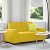 vidaXL 2-Sitzer-Sofa Gelb 160x78x84 cm Samt