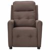 vidaXL Massagesessel Taupe Stoff