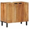 vidaXL Waschbeckenschrank mit Regal Massivholz Akazie 62 x 33 x 58 cm