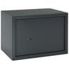 vidaXL Safe Box mit Schloss Dunkelgrau 35 x 25 x 25 cm Stahl