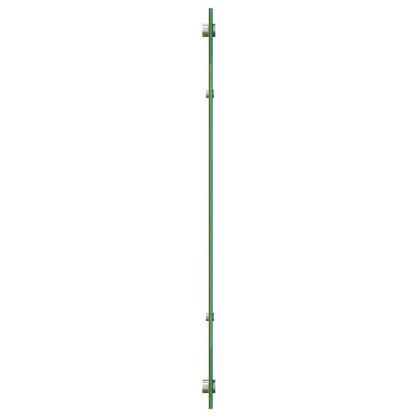 vidaXL K&uuml;chenr&uuml;ckwand Gelb 110 x 60 cm Geh&auml;rtetes Glas