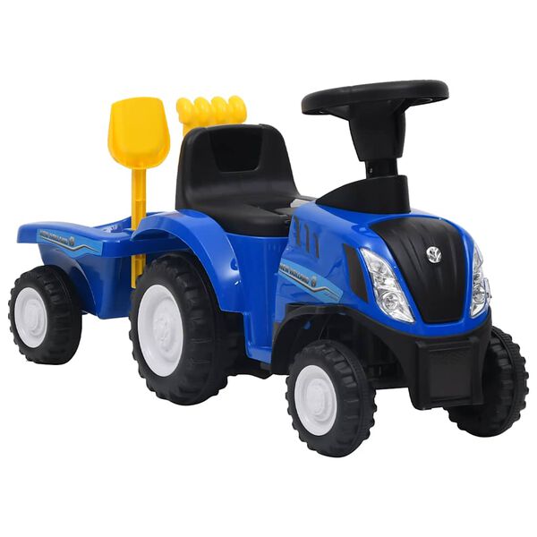 vidaXL Kindertraktor New Holland Blau