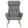vidaXL Relaxsessel Hellgrau Stoff