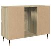 vidaXL Badschrank Sonoma-Eiche 80x33x60 cm Holzwerkstoff