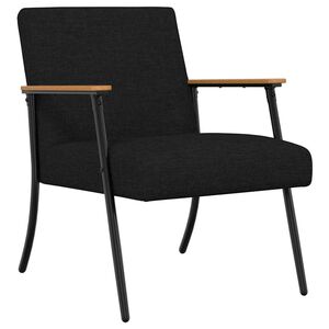 vidaXL Sessel Schwarz Stoff