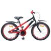 vidaXL Kinderfahrrad 18 Zoll f&uuml;r 5-7 Jahre alt Blau Schwarz