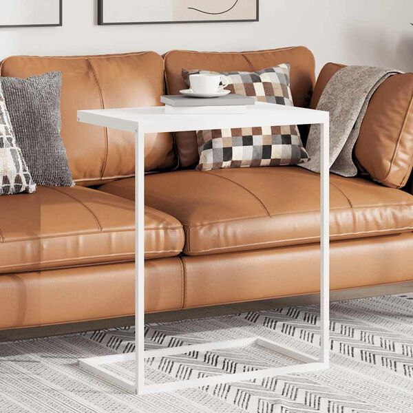 vidaXL Beistelltisch Wei&szlig; 55x35x66 cm Holzwerkstoff