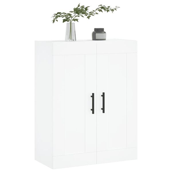 vidaXL Wandschrank Wei&szlig; 69,5x34x90 cm Holzwerkstoff