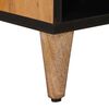 vidaXL TV-Schr&auml;nk mit T&uuml;r Natur 80 x 31,5 x 46 cm Massivholz Mango