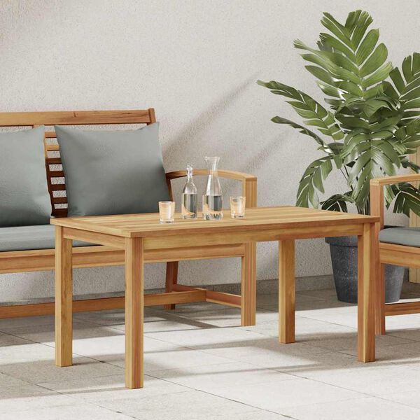 vidaXL Couchtisch Braun 90 x 50 x 45.5 cm Teak-Massivholz