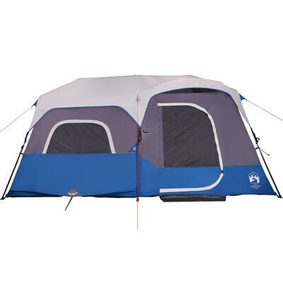 vidaXL Campingzelt mit LED 9 Personen Blau