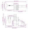 vidaXL Spielturm Impr&auml;gniertes Kiefernholz