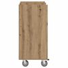 vidaXL Golf Schrank Mit Rad Uni Artisan-Eiche 65 x 45 x 98 cm
