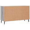 vidaXL Sideboard Grau Sonoma 100x36x60 cm Holzwerkstoff