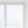 vidaXL Fensterfolie Statisch Matt Wei&szlig; 45x500 cm PVC