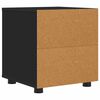 vidaXL Badezimmerschrank Schwarz 40,5 x 40 x 44 cm Holzwerkstoff