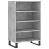 vidaXL Highboard Betongrau 57x35x90 cm Holzwerkstoff
