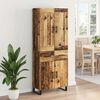 vidaXL Highboard Altholz 69,5 x 34 x 180 cm Holzwerkstoff