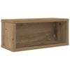 vidaXL CD Aufbewahrungsregal Artisan-Eiche 40 x 17 x 17 cm