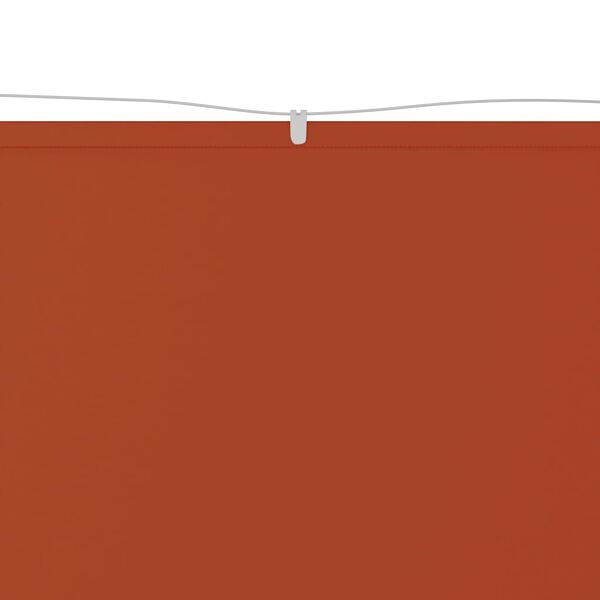vidaXL Senkrechtmarkise Terrakotta 60x1000 cm Oxford-Gewebe